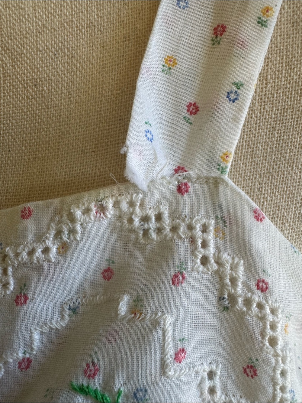 VTG Embroidered Nightgown - Picture 5 of 9